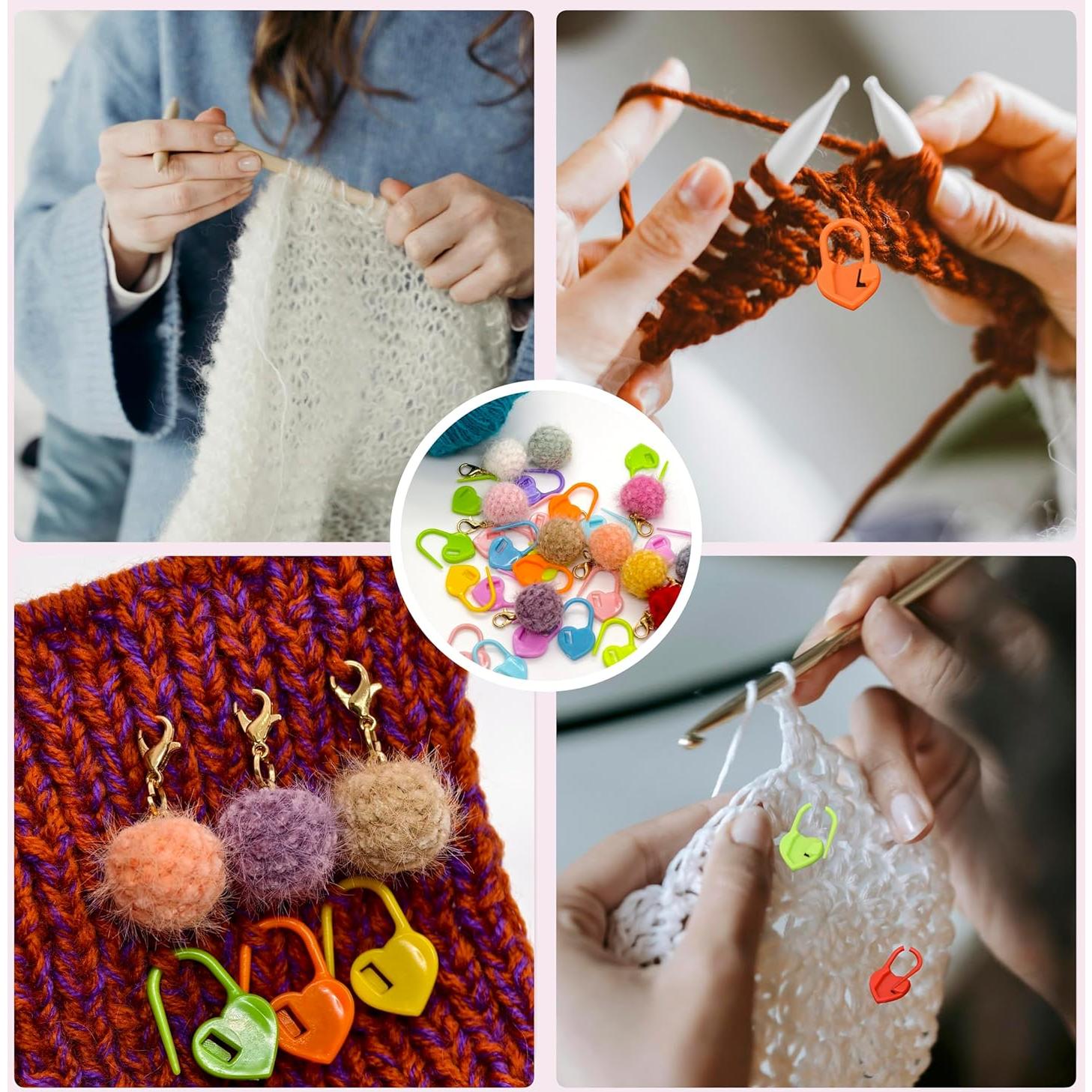 30 Marcadores de Punto CheerCorner: 10 de Lana y 20 Corazón