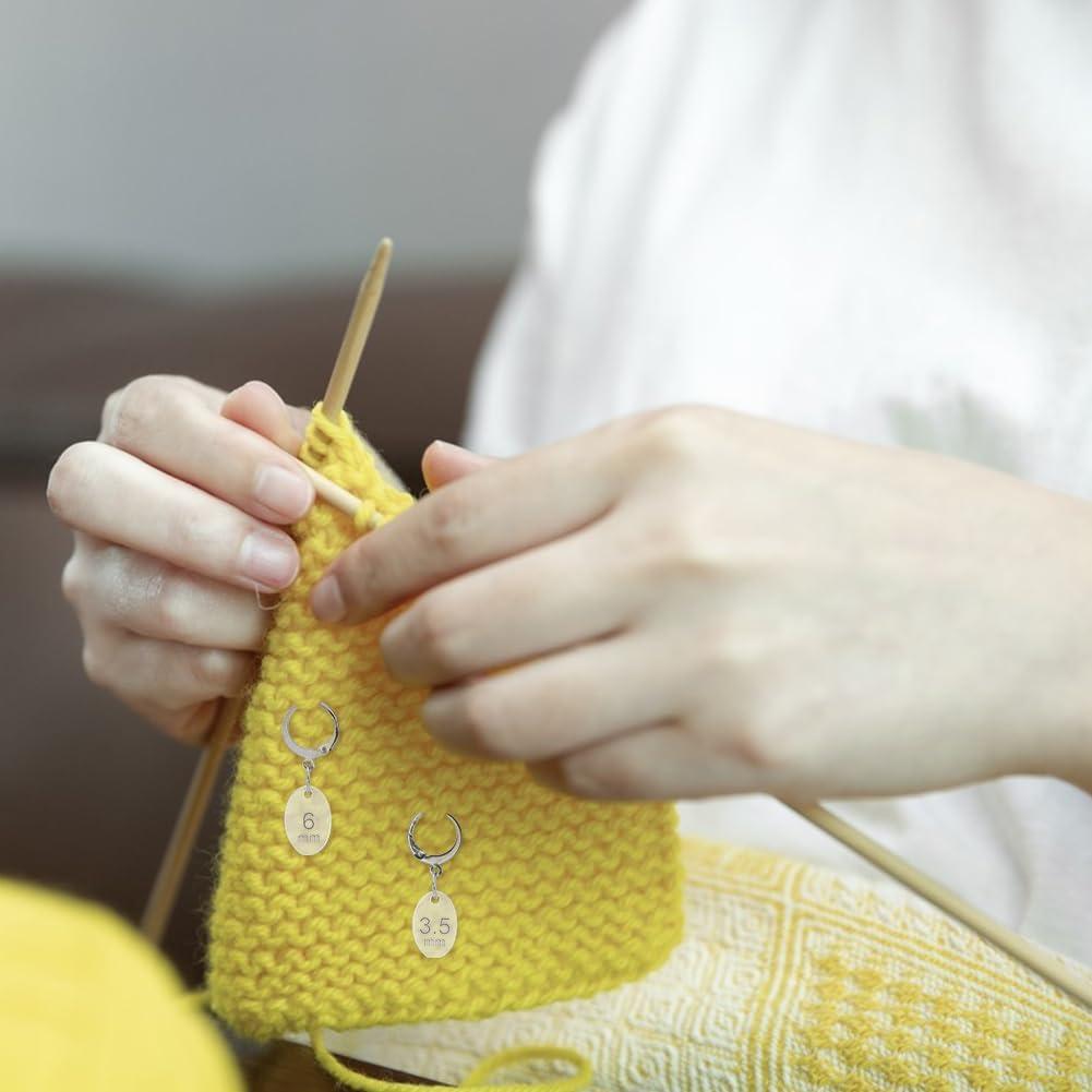 20 Marcadores de Puntos Ovalados BENECREAT con Broches de Acero Inoxidable