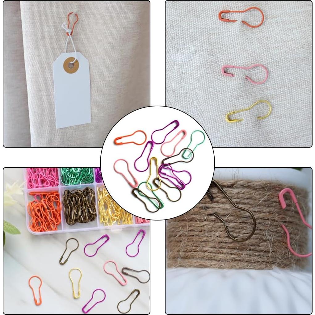 300 Alfileres de Seguridad de Metal en Forma de Calabaza QHAJRYYC