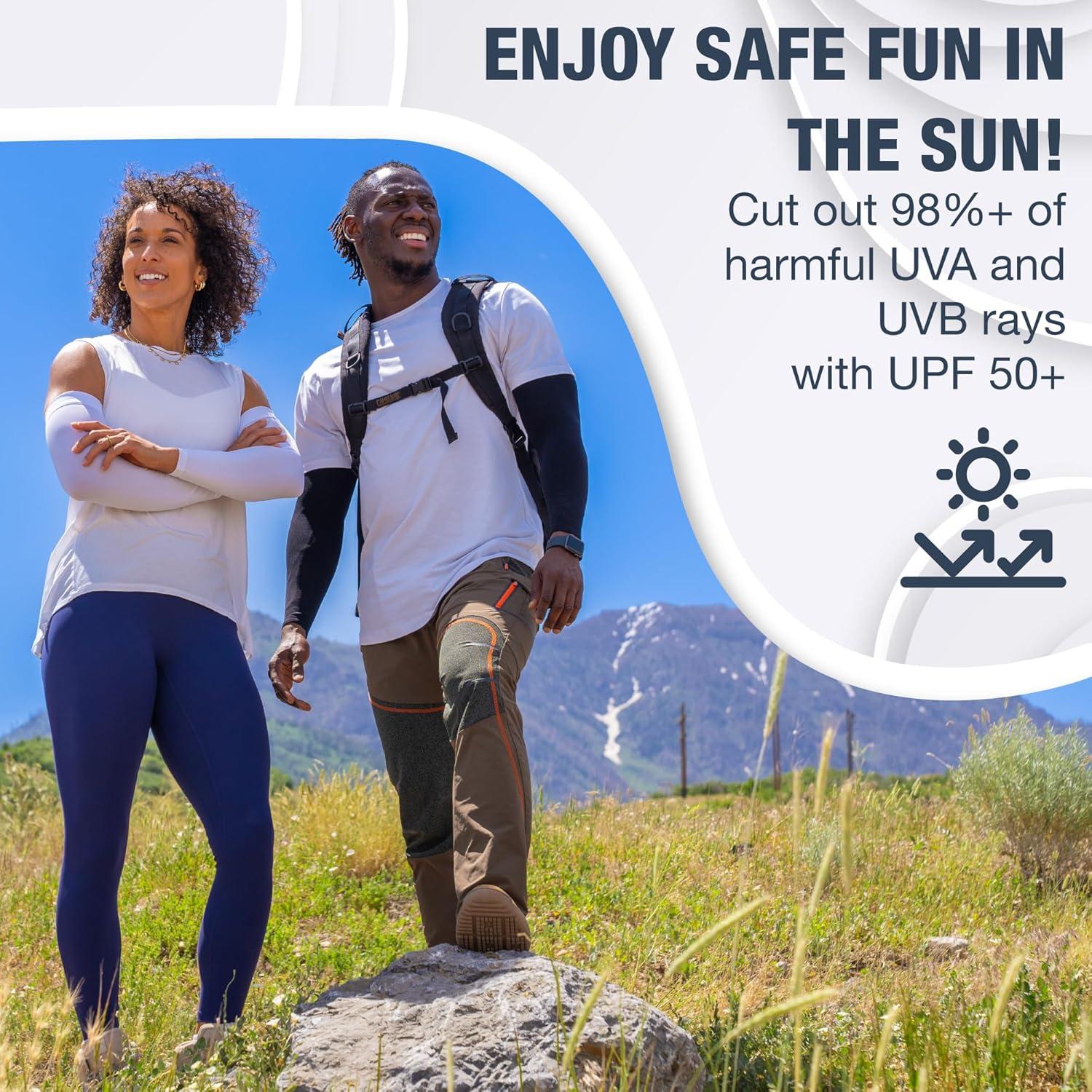 Mangas de Enfriamiento SportsTrail UV 50+ Antideslizantes - Unisex