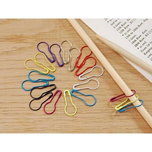 450 Alfileres de Seguridad Metálicos Multicolor 15 Colores 2.1cm