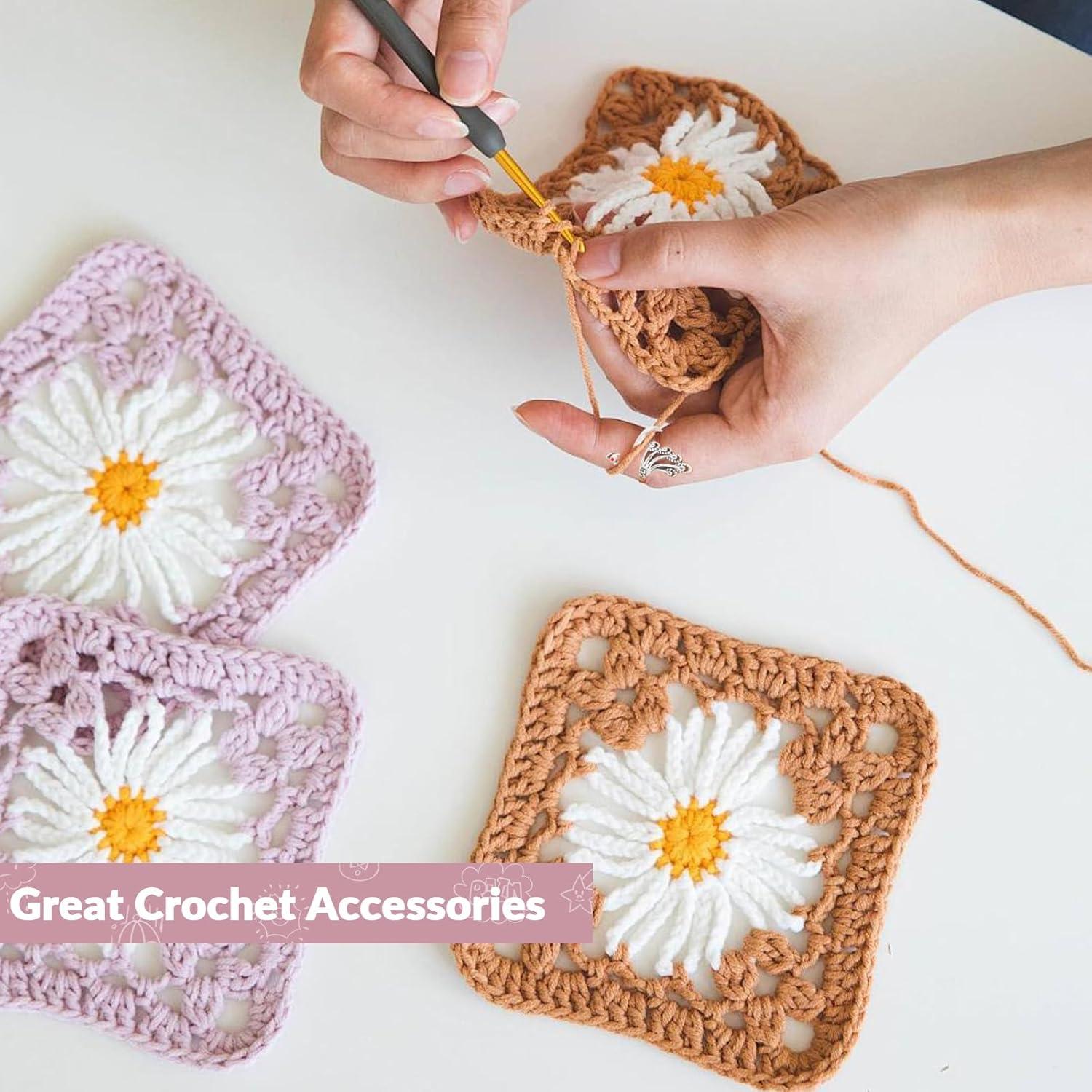 Kit de Anillos de Crochet LBU + 60 Marcadores Ajustables