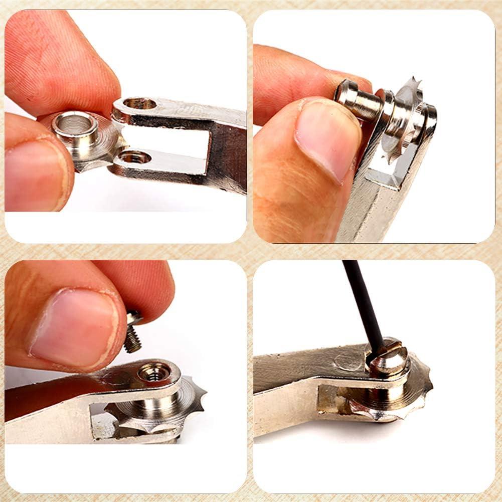 Juego de Herramientas de Costura de Cuero Jmuiiu con 3 Ruedas