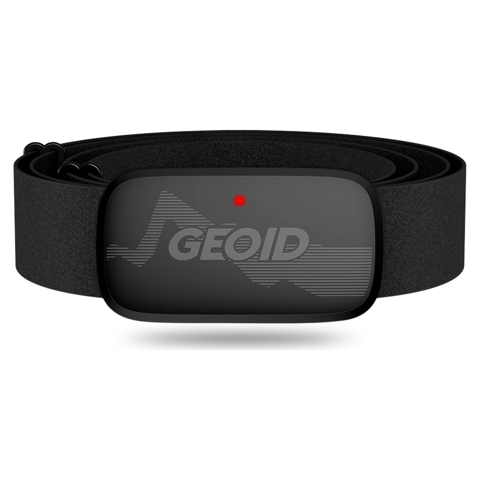 Monitor de Frecuencia Cardíaca GEOID HS500, Correa de Pecho Bluetooth ANT+