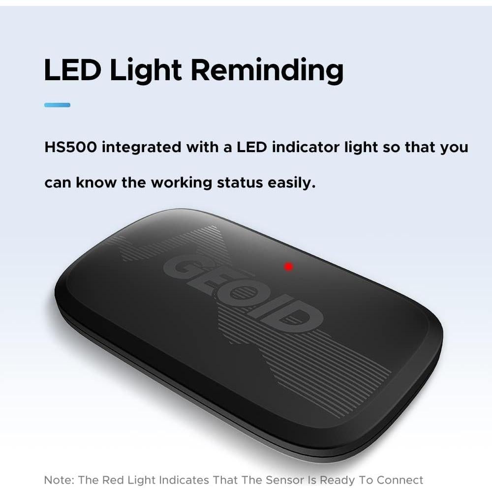 Monitor de Frecuencia Cardíaca GEOID HS500, Correa de Pecho Bluetooth ANT+