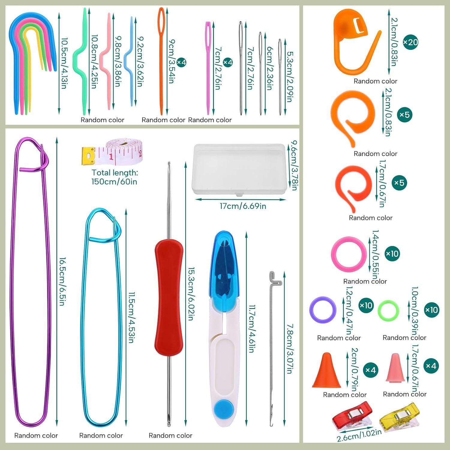 Kit Completo de Tejido JUPEAN 91 Piezas con Accesorios