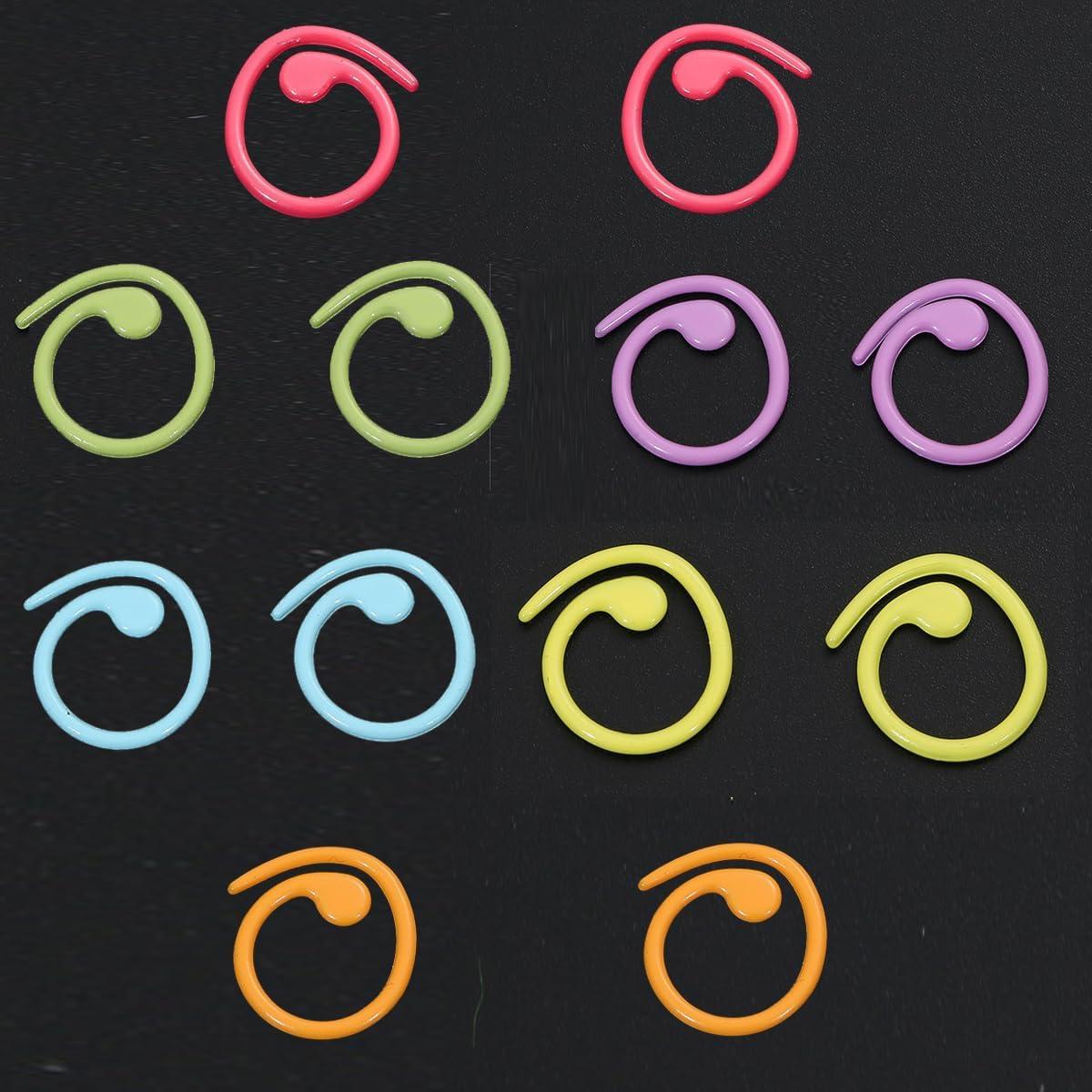 Kit de Agujas de Tejer y Marcadores de Puntos Tiazey - Metal