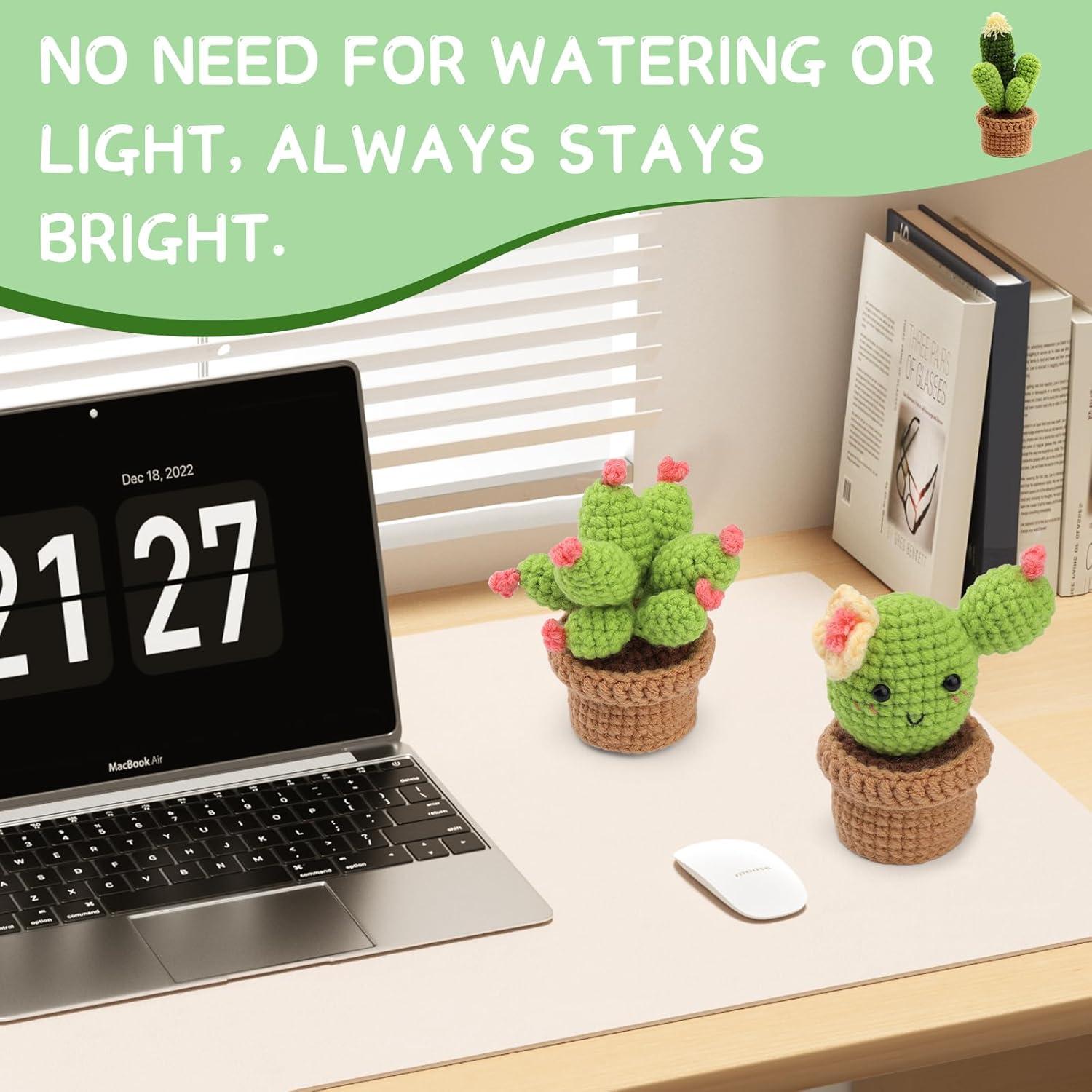 Kit de Crochet para Principiantes WONVOC - 3 Piezas con Hilos y Ganchos