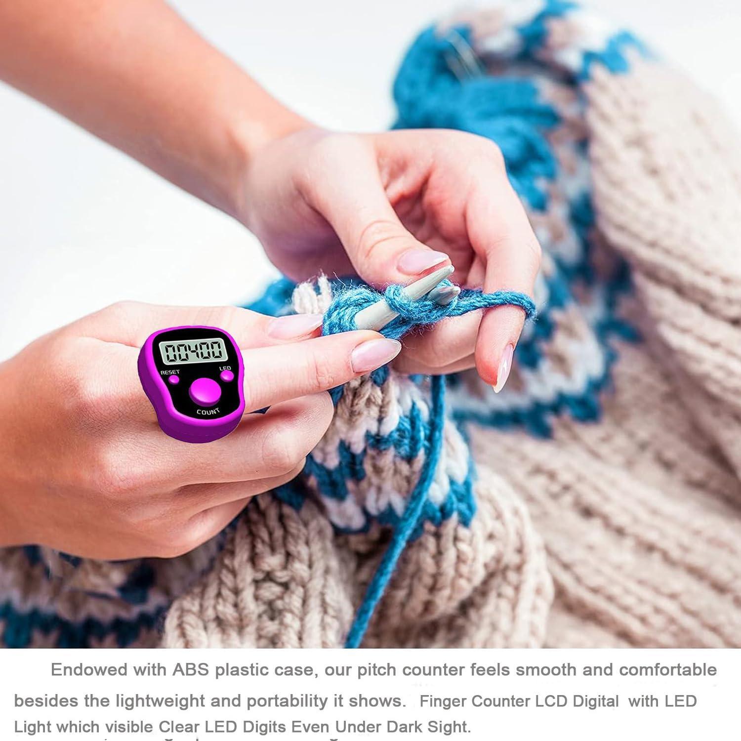 Contador Digital de Puntos TESEAS 2 Pcs LED Rosa 50 Marcadores