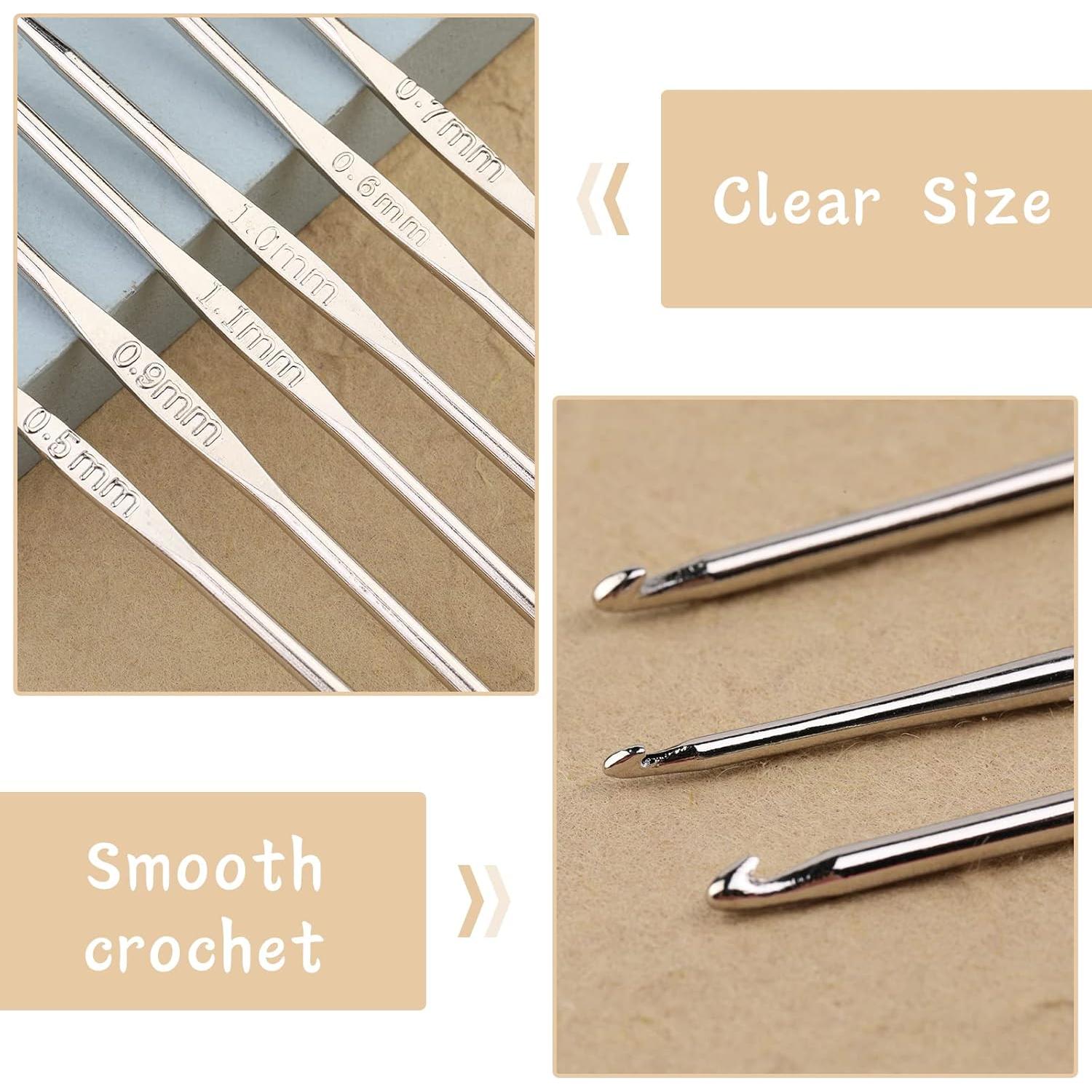 Juego de Ganchillos Ergonómicos MORFEN 22 Piezas para Tejer