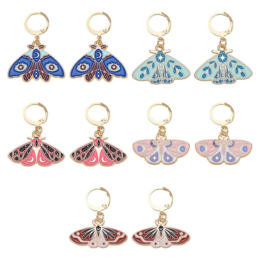 Marcadores de Puntos de Costura CRAFTYMELODY 10 Piezas Polilla