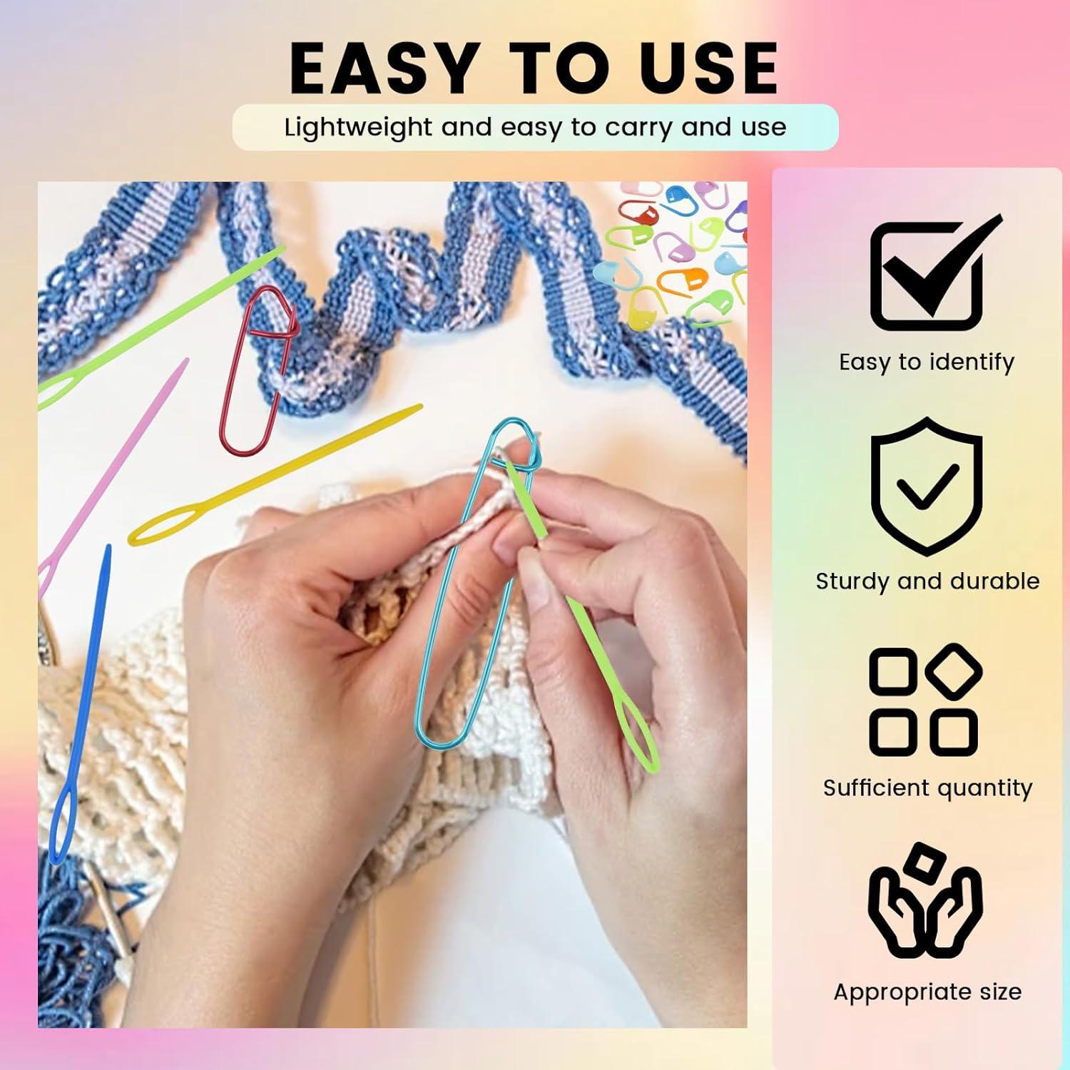 Juego de 74 Piezas de Sujetadores de Puntos MARRTEUM