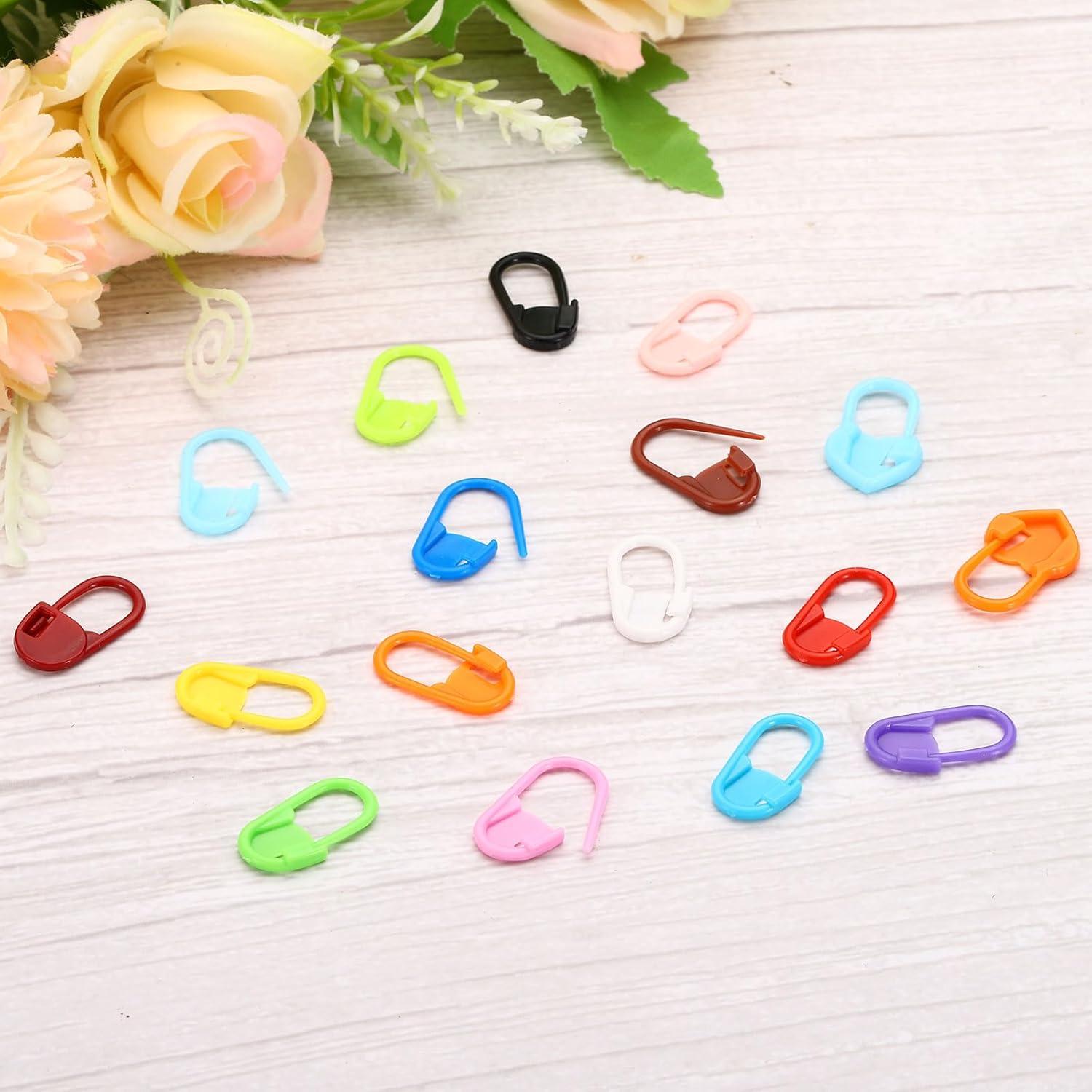 Marcadores de Puntos de Crochet PATIKIL 100 Unidades Plástico