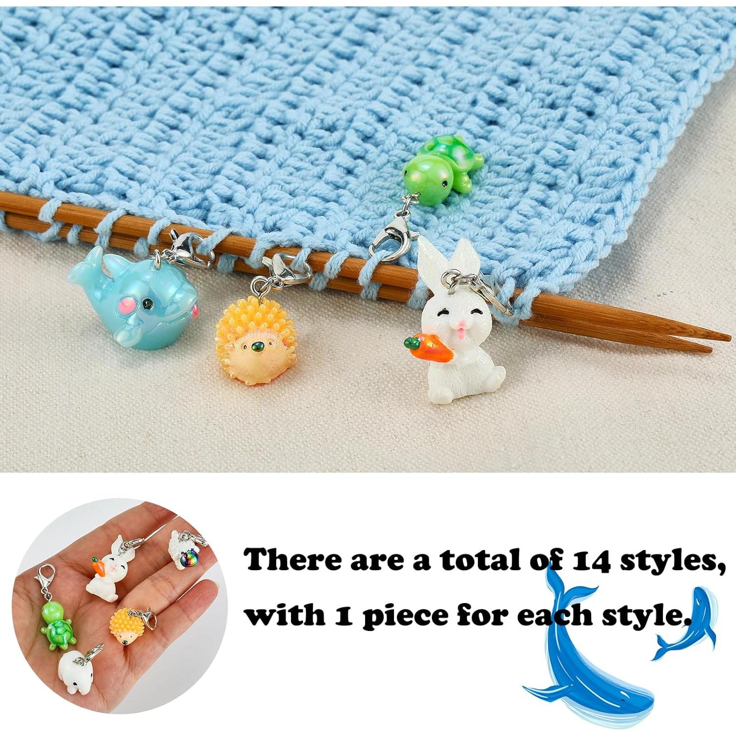 Marcadores de Puntos de Tejer BEEFLYING - 14 Estilos Animales