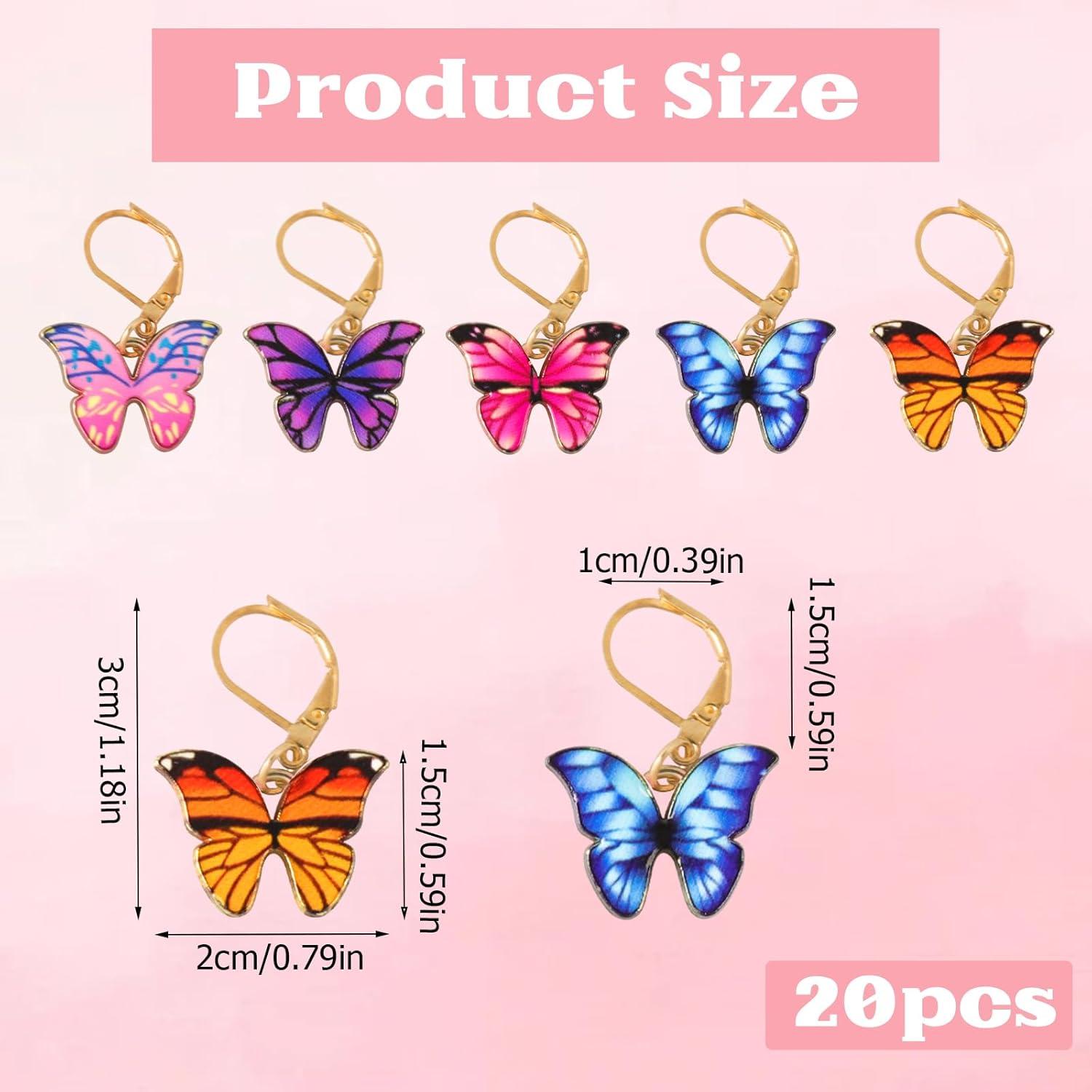 20 Marcadores de Puntos para Tejer Maxqzin - Aleación, 5 Colores