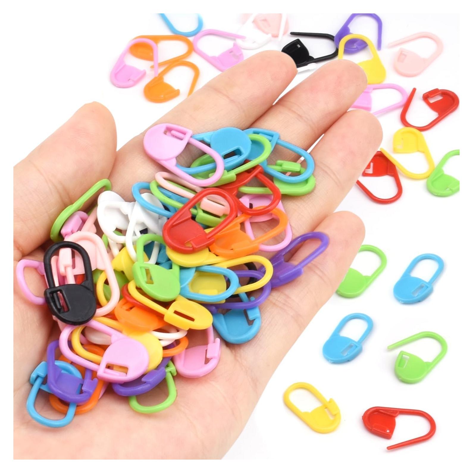 150 Marcadores de Puntos de Crochet CooBigo - Colores Variados