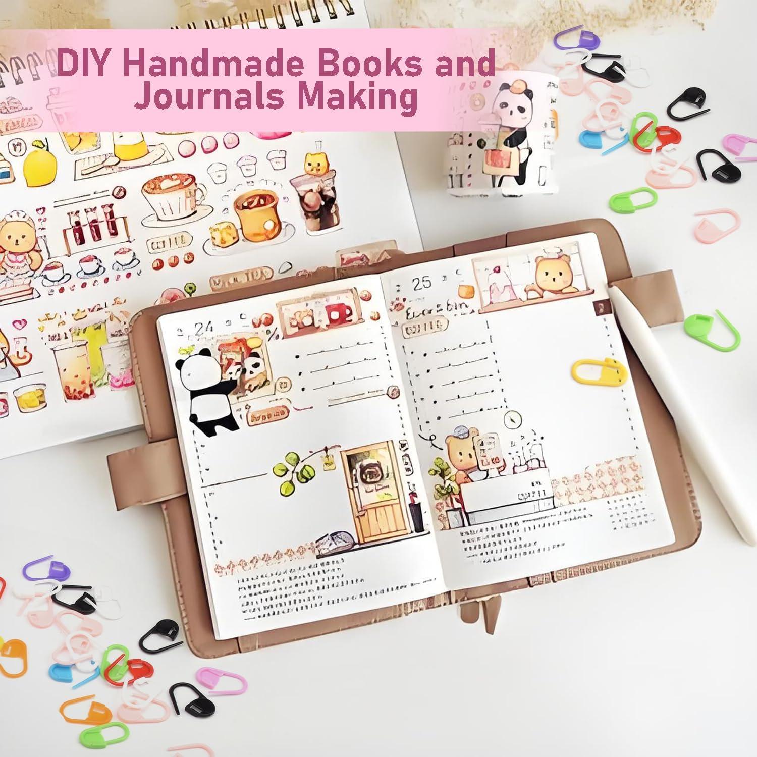 150 Marcadores de Puntos de Crochet CooBigo - Colores Variados