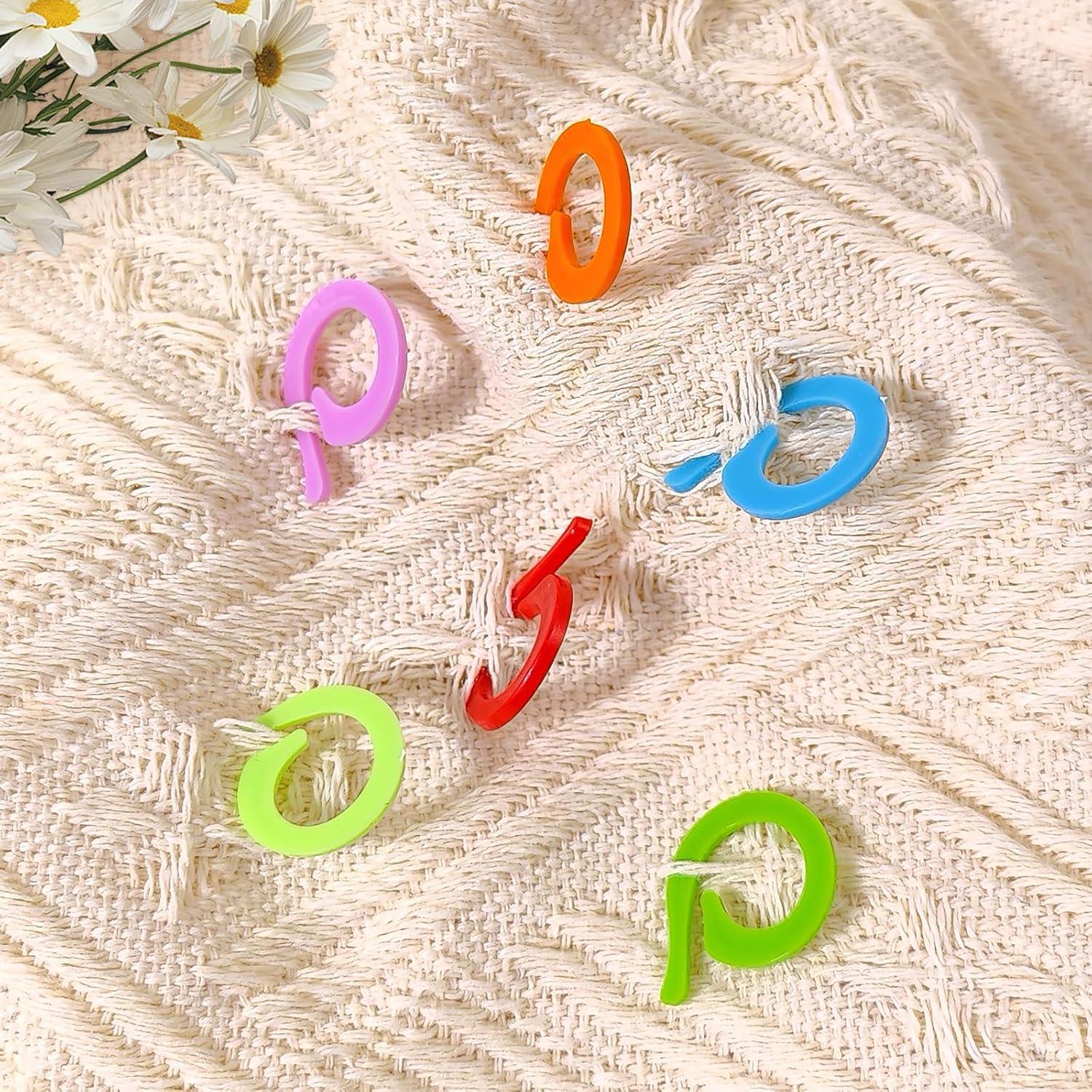 100 Marcadores de Puntos de Ganchillo HFZRZFH - Plástico Multicolor