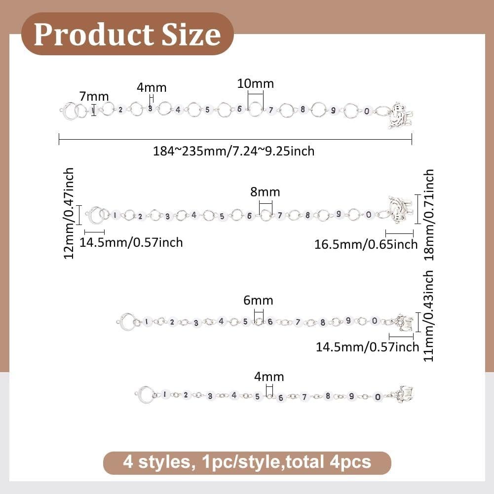 Contador de Filas BENECREAT 4 Piezas con Encanto Oveja