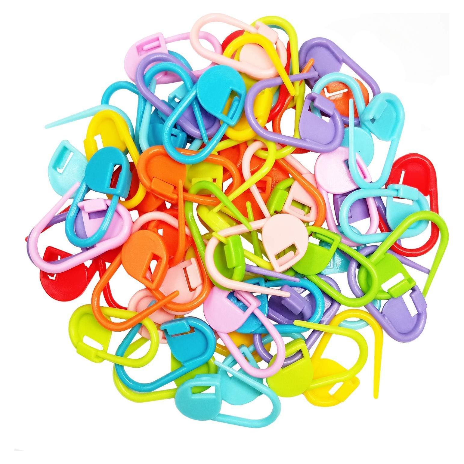 600 Alfileres de Plástico Coloridos Pcxino para Tejer DIY