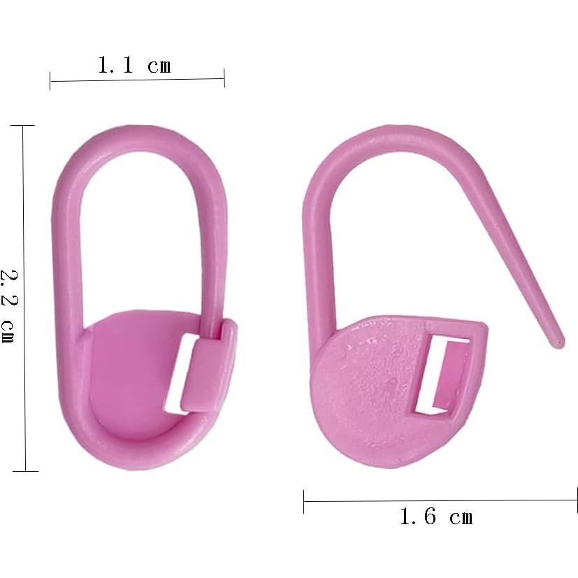 600 Alfileres de Plástico Coloridos Pcxino para Tejer DIY