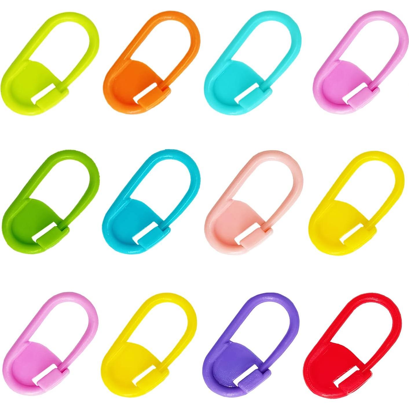 600 Alfileres de Plástico Coloridos Pcxino para Tejer DIY