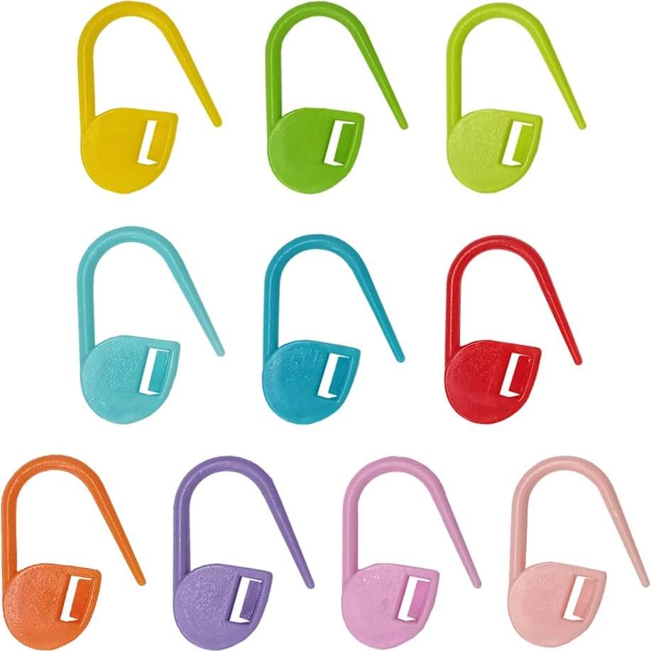 600 Alfileres de Plástico Coloridos Pcxino para Tejer DIY