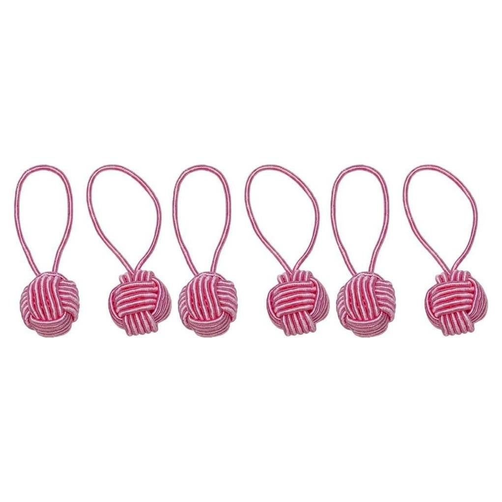 Marcadores de Puntos de Hilo HiyaHiya Rosa - Paquete de 6