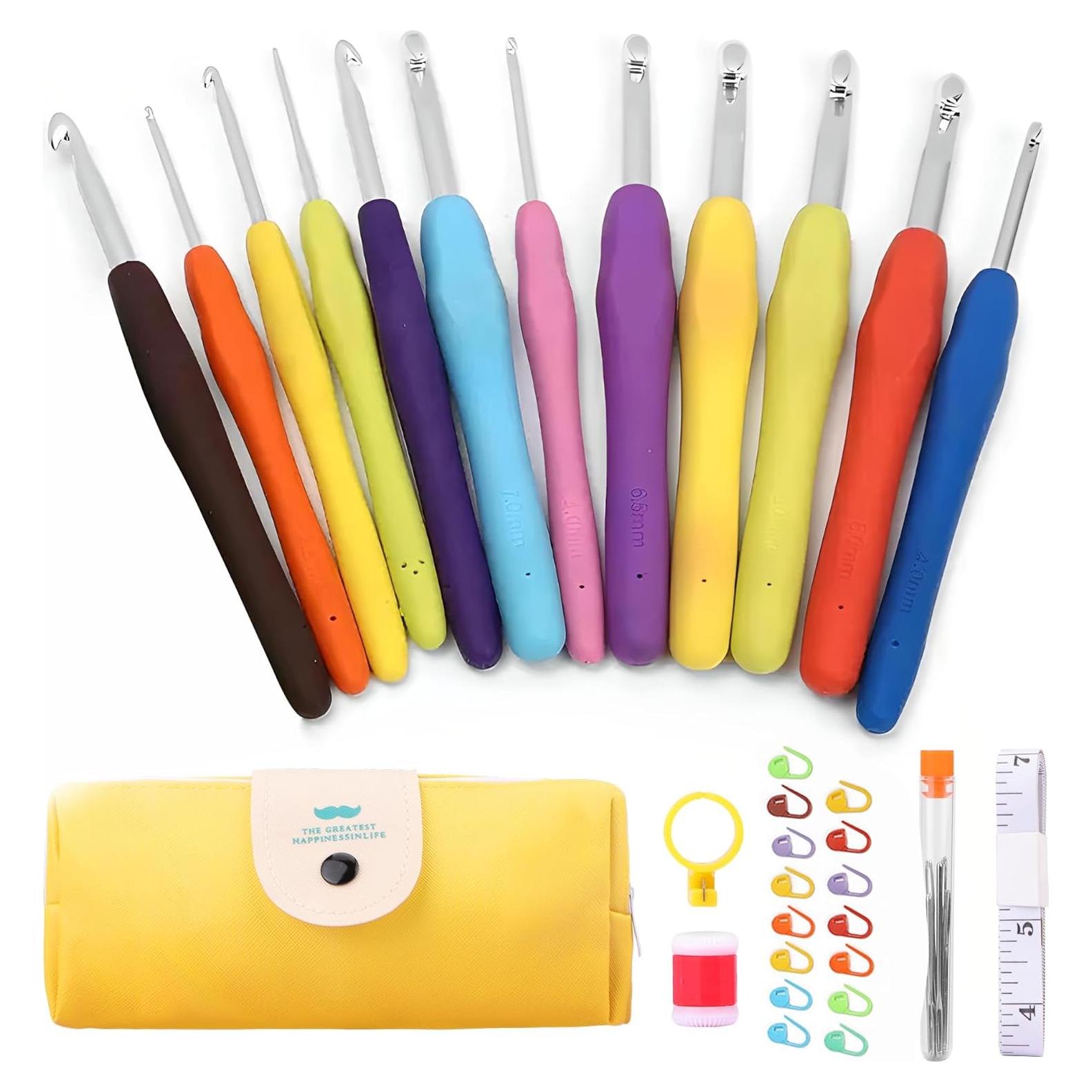 Kit de Ganchillos iKumar 41 Piezas con Mangos Ergonómicos