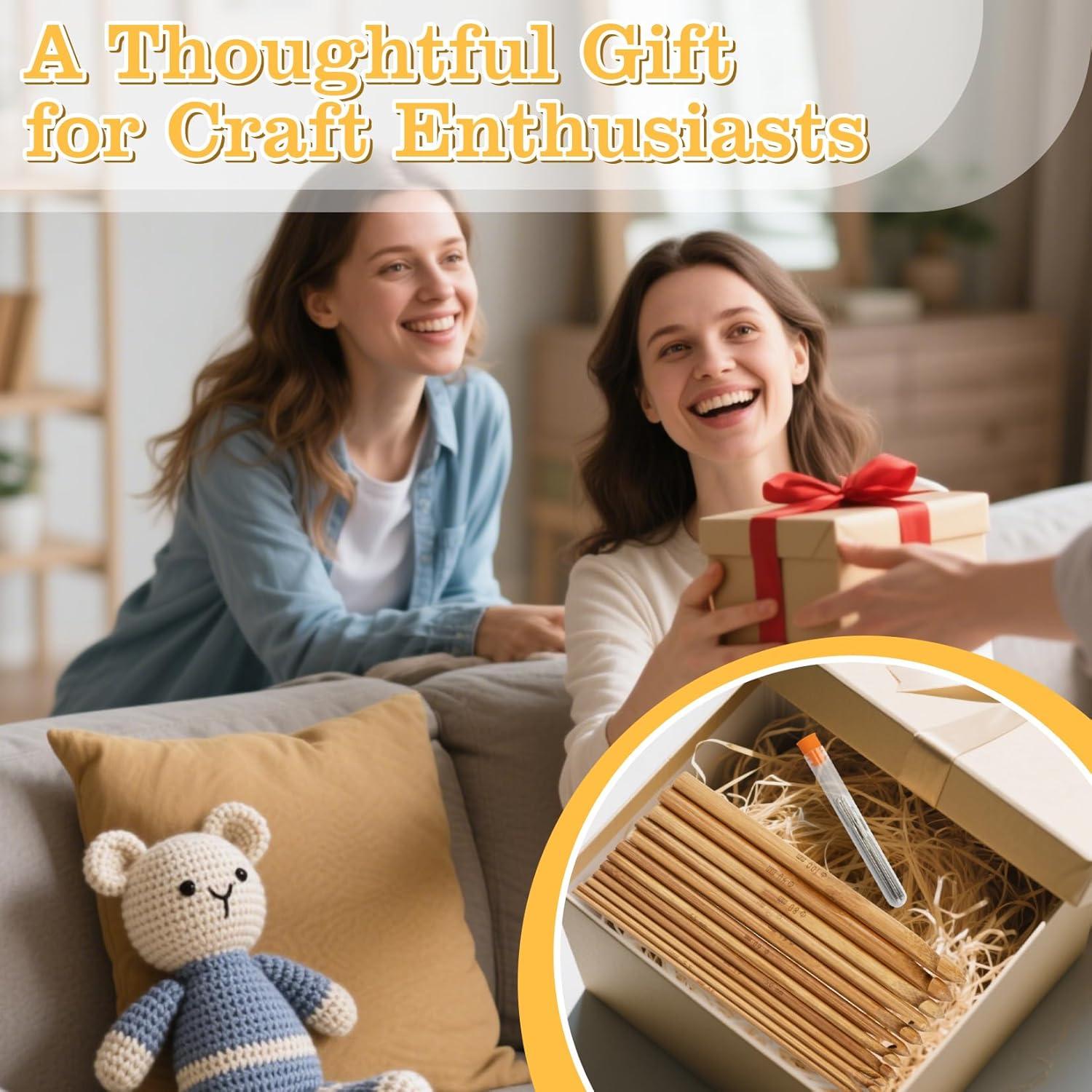 Set de Ganchos de Crochet RAINFLOW 12 Tamaños 3mm-12mm