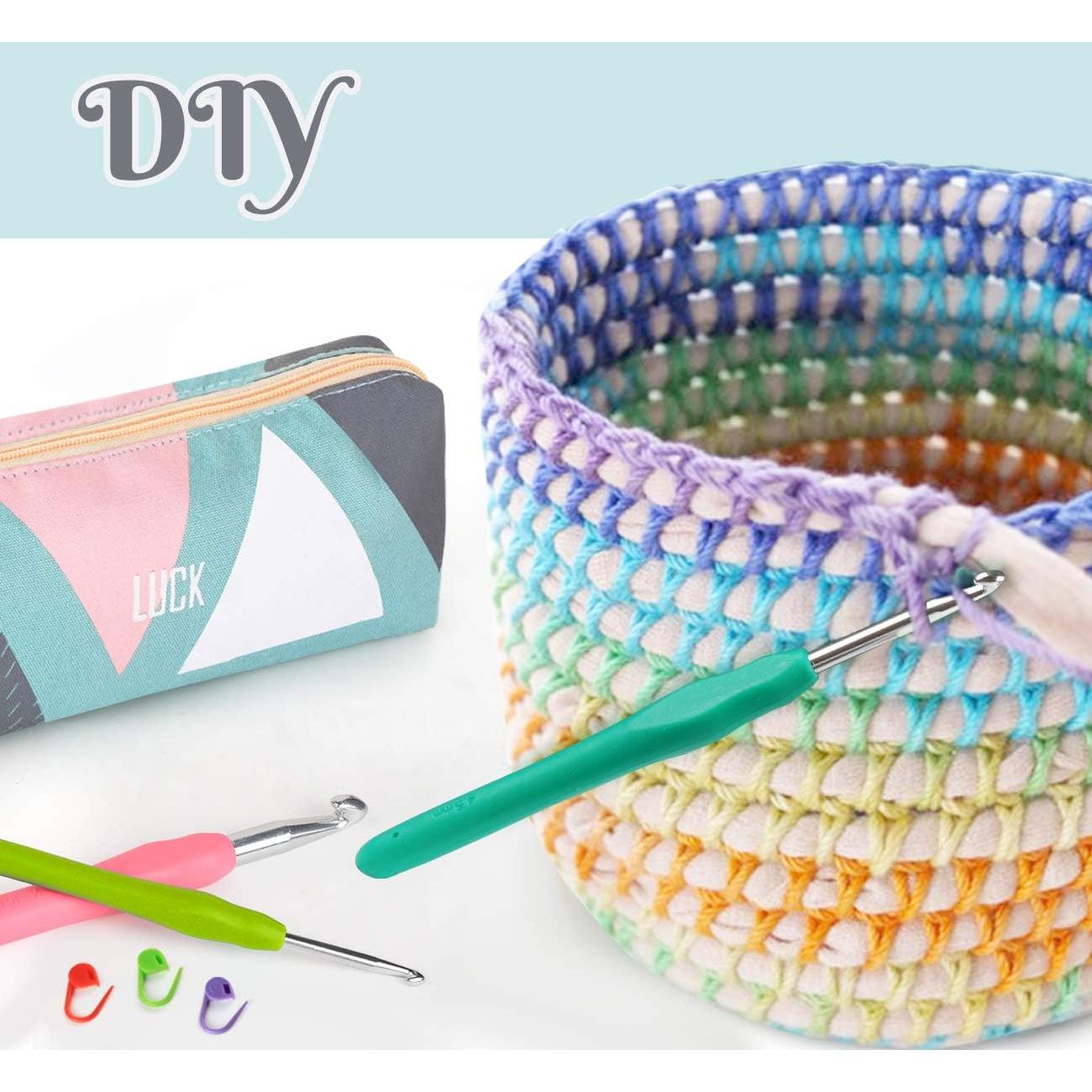 Juego de Ganchos de Crochet StiVerse 39 Piezas Multicolor