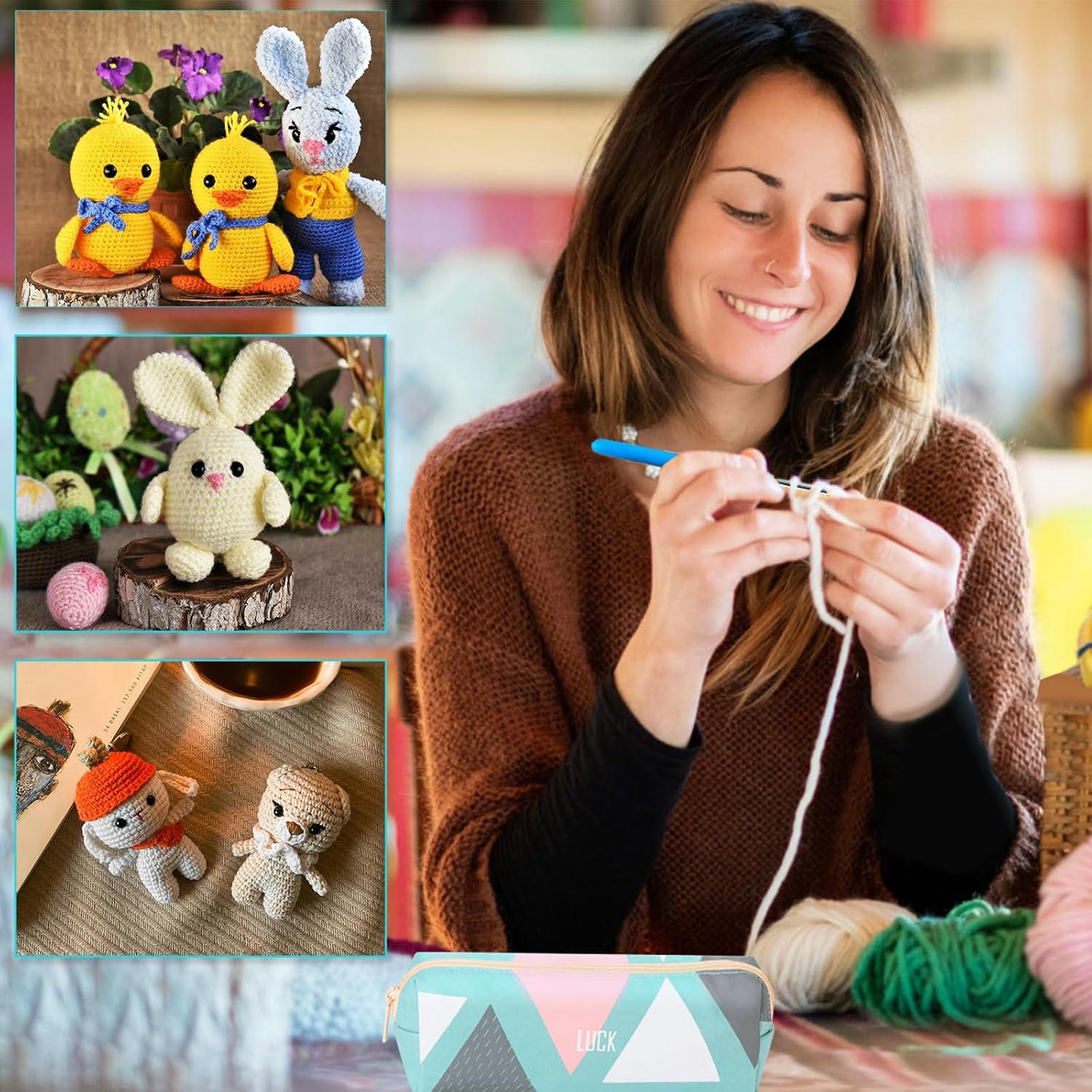 Juego de Ganchos de Crochet StiVerse 39 Piezas Multicolor