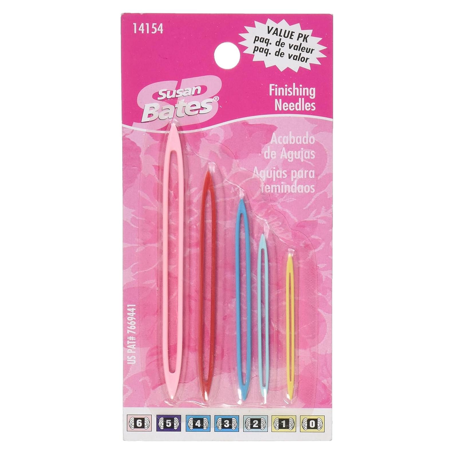 Agujas de Acabado Susan Bates 14154 - 5 Piezas Plástico
