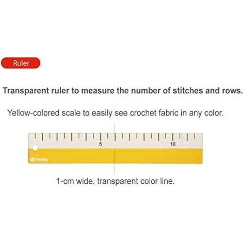 Juego de Ganchillos Tulip Etimo Rojo Softgrip 8 Piezas