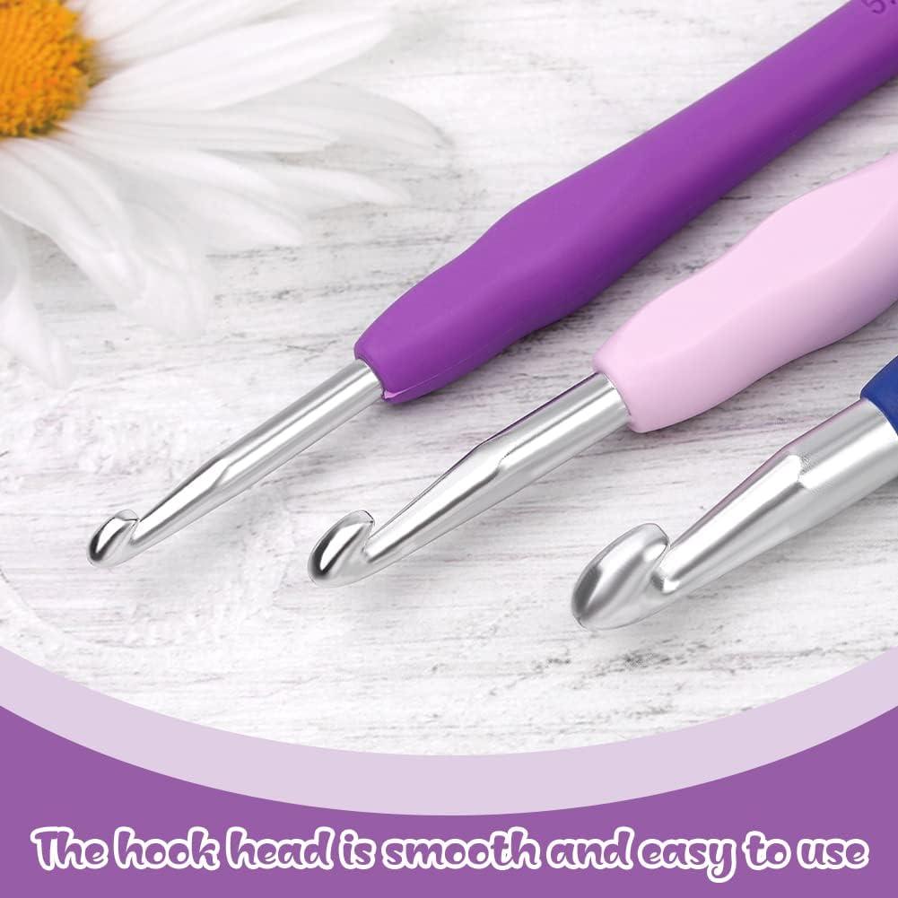 Ganchos de Crochet Ergonómicos Mayboos 3 Piezas 5.0-9.0 mm