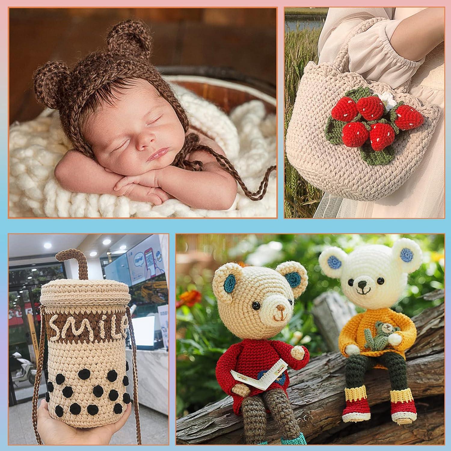 Juego de Agujas de Crochet Tunecino Aeelike 11pcs 2mm a 8mm