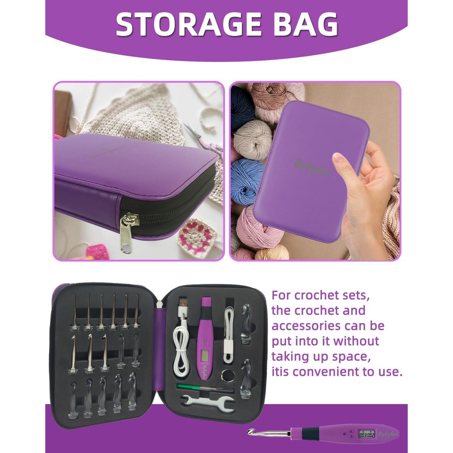 Juego de Ganchillos Iluminados Bybykoi 18 Tamaños Digitales