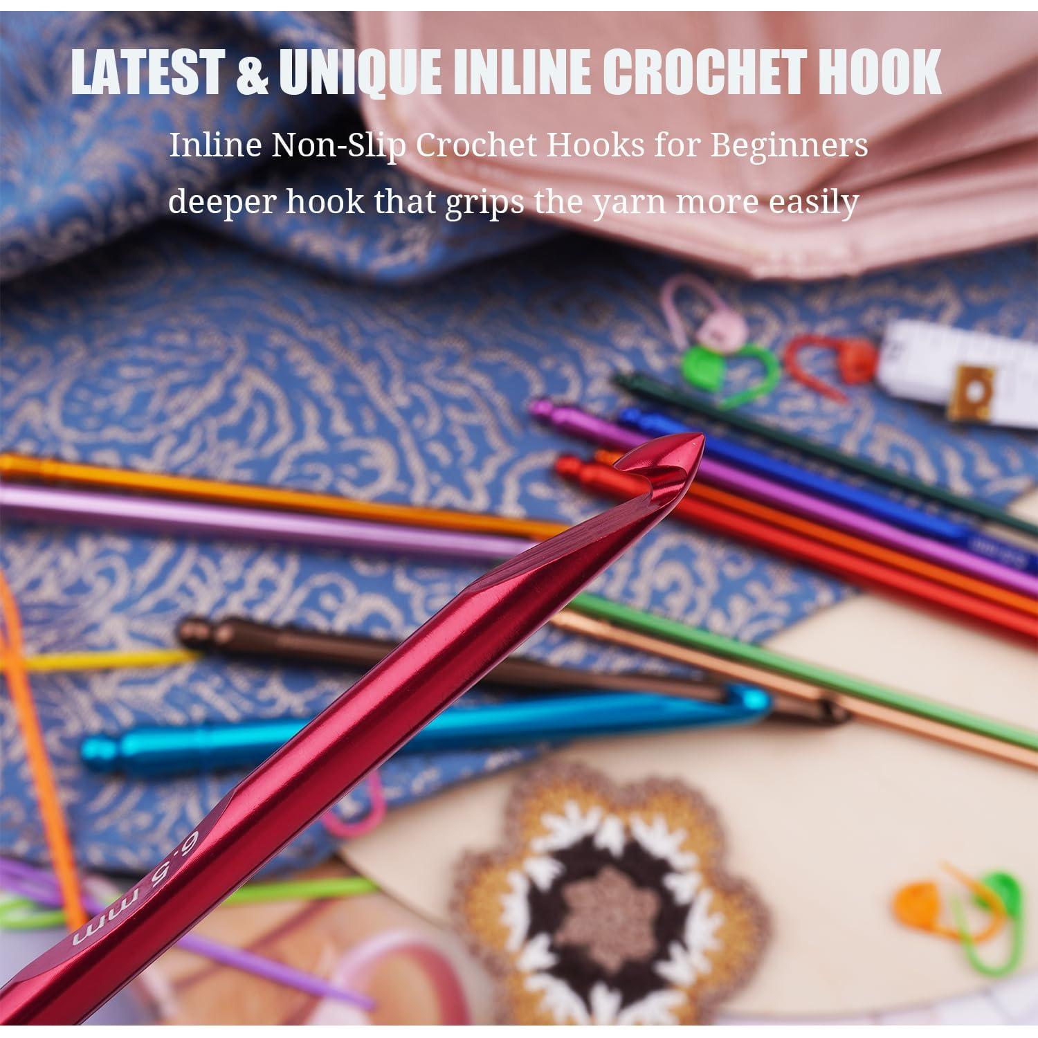 Conjunto de Ganchillos Inline Mdoker 3mm-10mm Ergonómicos