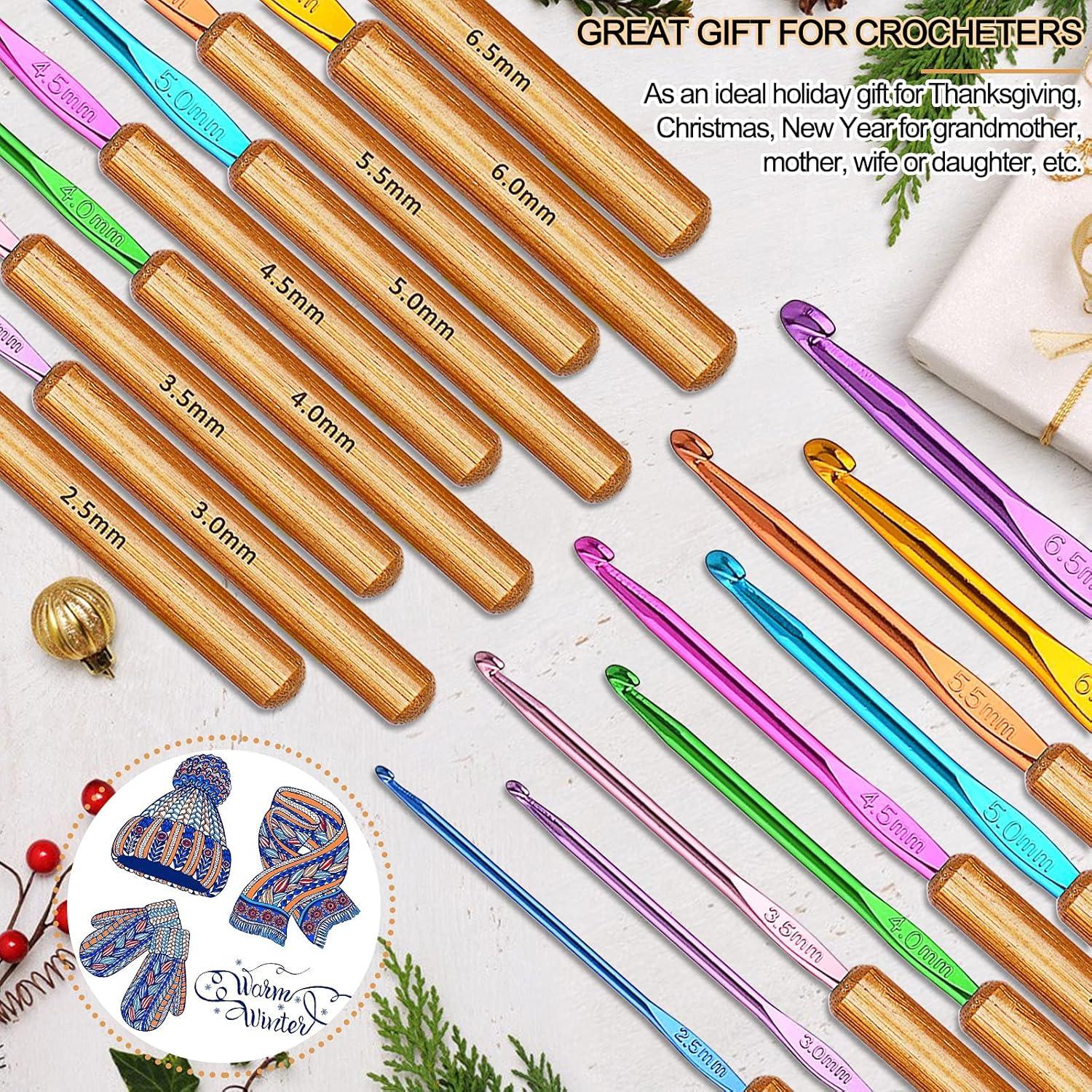 Juego de Ganchillos Ergonómicos Coopay 9 Piezas 2.5-6.5mm