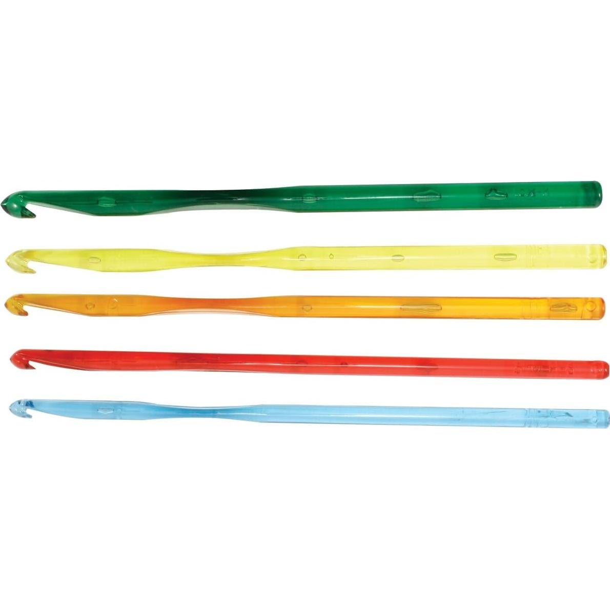 Juego de Ganchillos de Acrílico Susan Bates 12408 - 5 Piezas