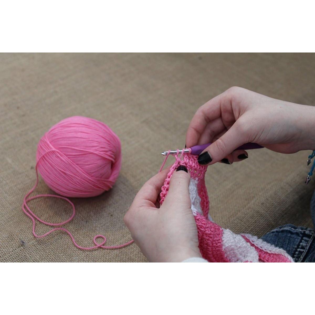 Juego de Ganchillos Ergonómicos WooCrafts 14 Tamaños con Estuche