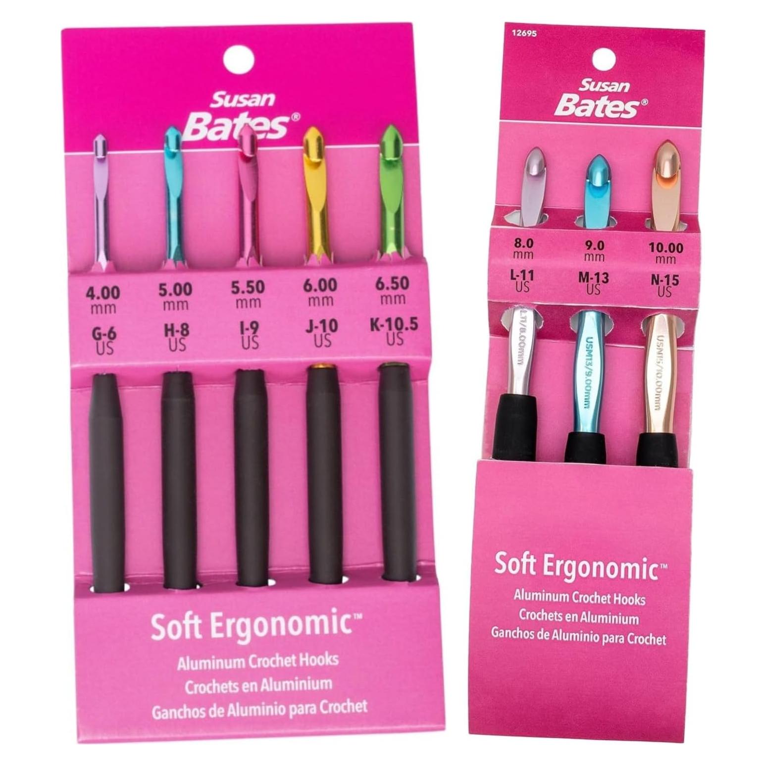 Conjunto de Ganchillos Ergonómicos Craft Bunch 8 Piezas