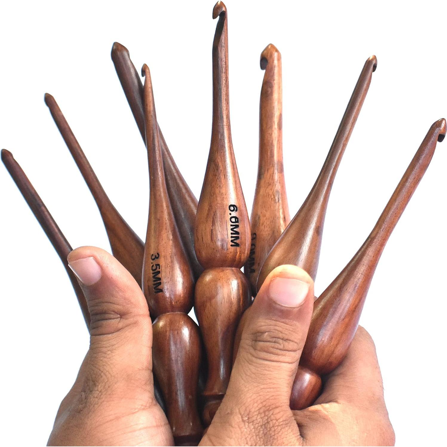 Set de 7 Ganchos de Crochet Ergonomicos The Knox Craft 4mm-10mm