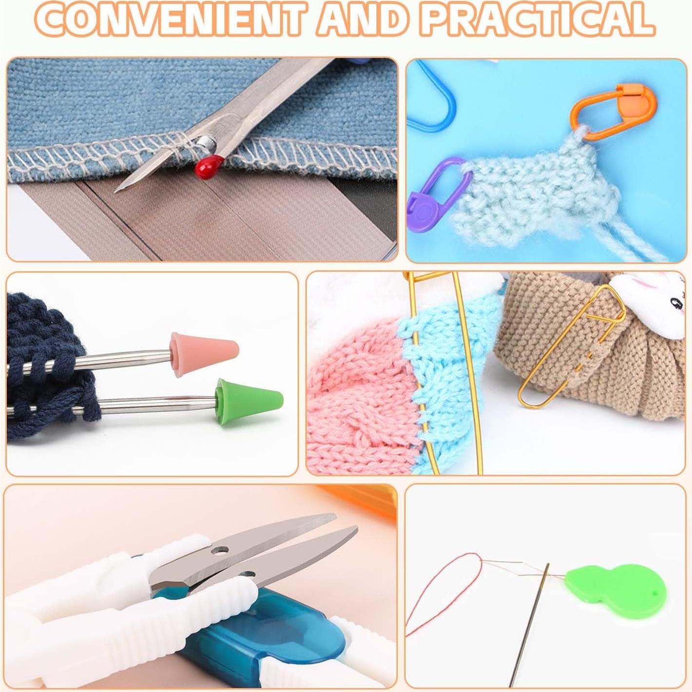 Set de Ganchos de Crochet HATINXIA 85pcs Ergonómicos