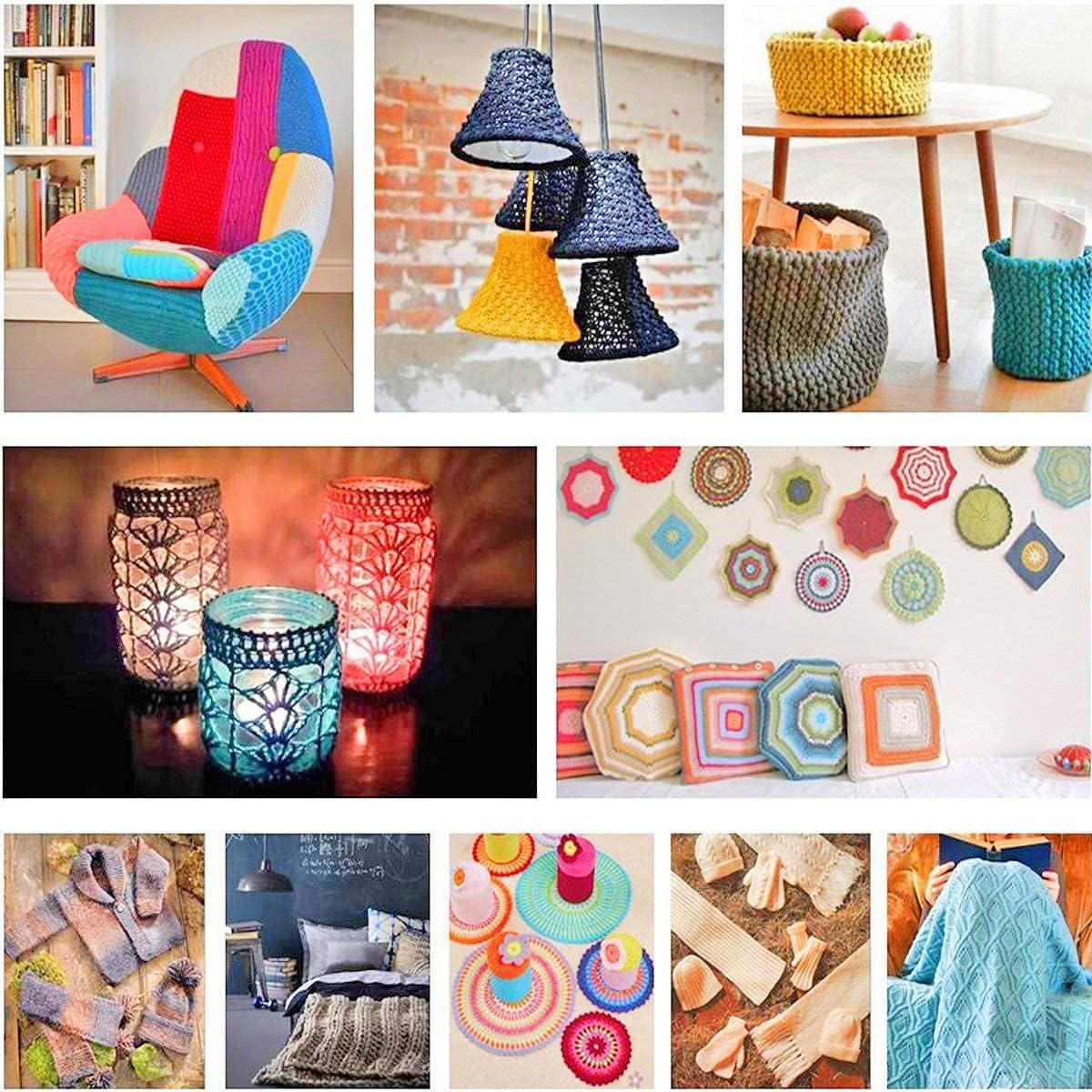 Kit Completo de Ganchillos de Crochet URWOOW 100 Piezas