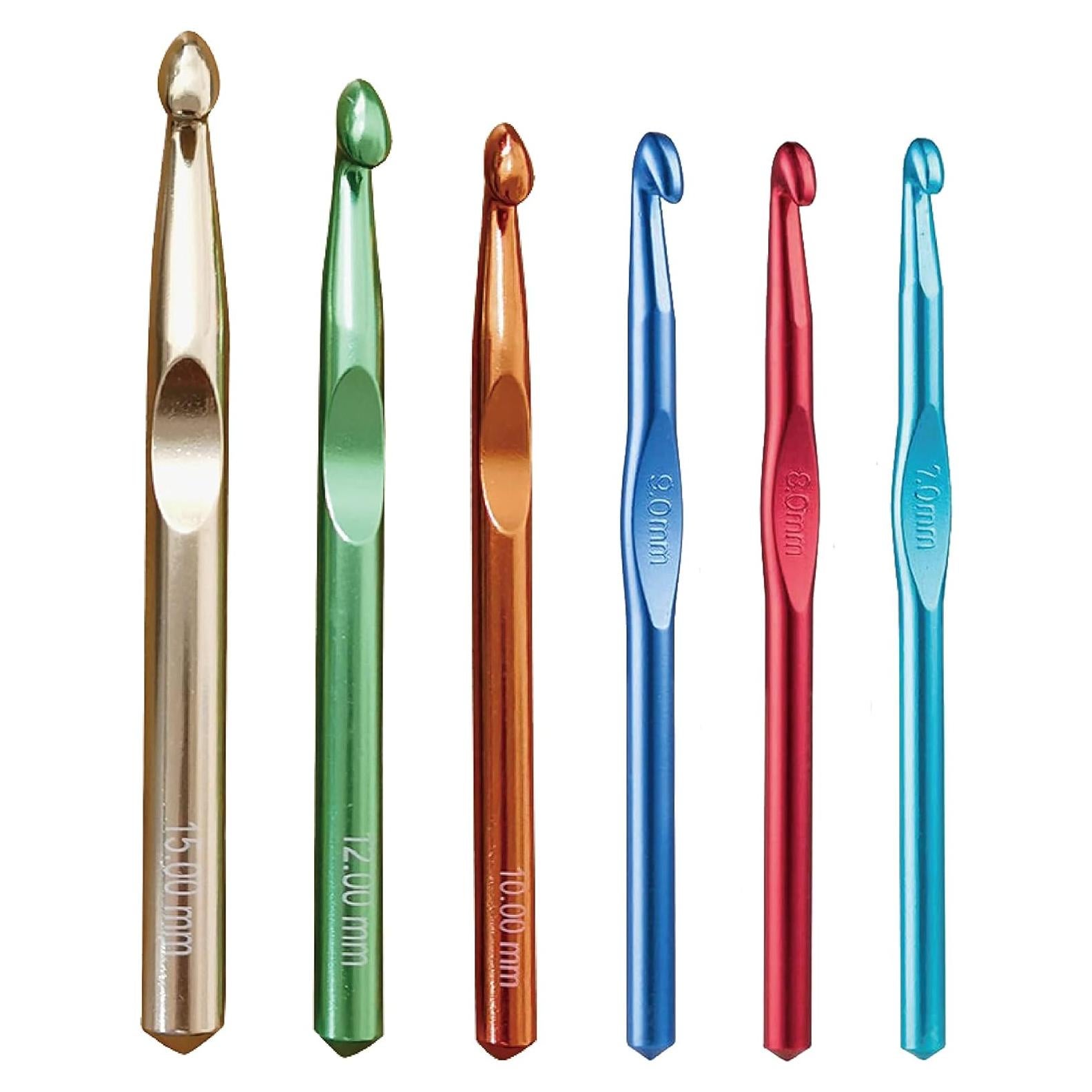 Juego de Ganchillos de Aluminio Yarniss 7-15mm con Estuche