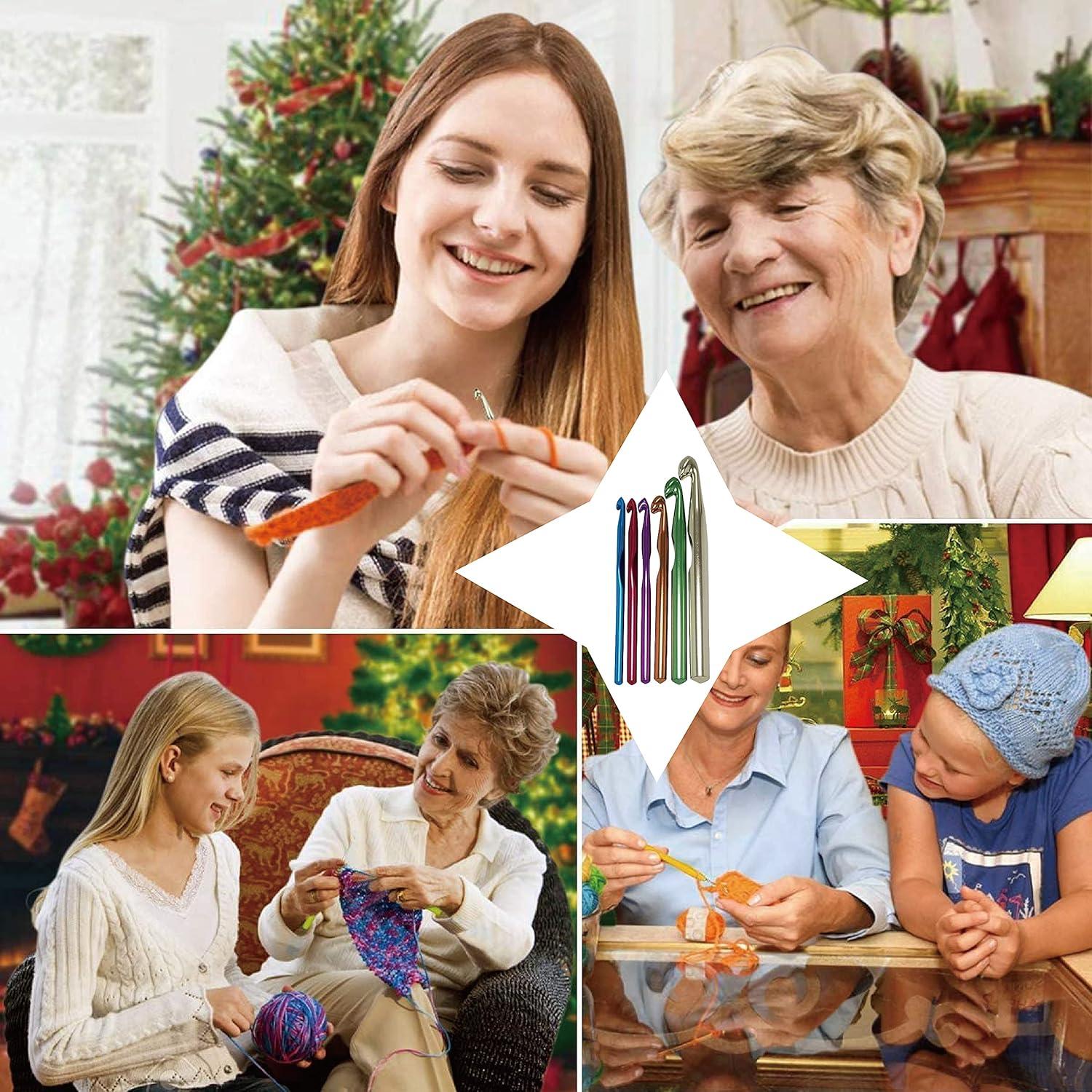 Juego de Ganchillos de Aluminio Yarniss 7-15mm con Estuche