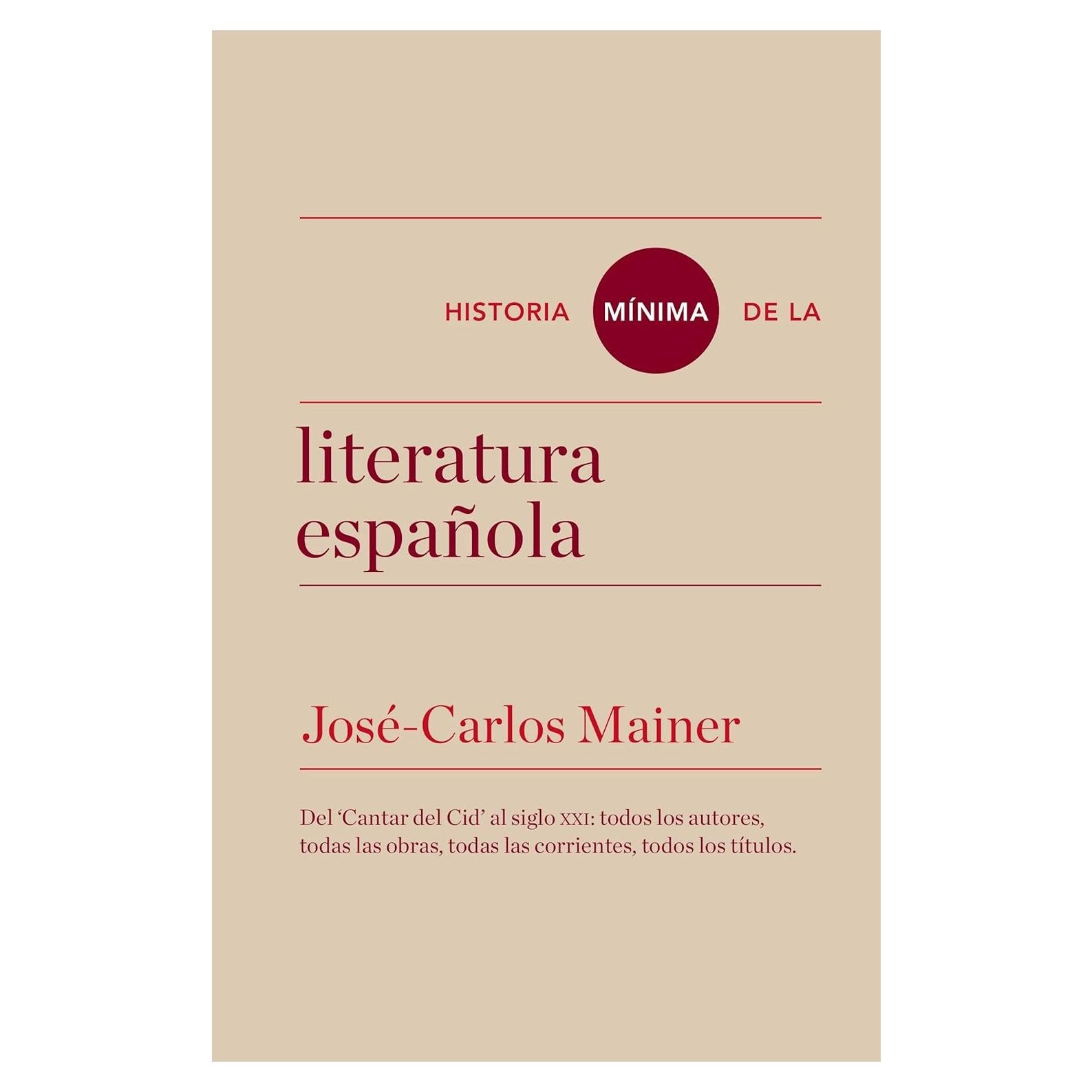 Historia mínima de la literatura española - Biblioteca Turner