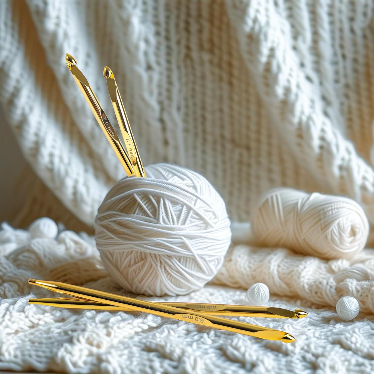 Juego de Ganchillos Tunecinos Froggod 27 Piezas 3mm-10mm