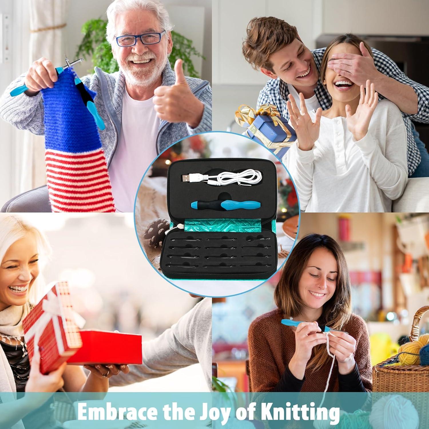 Juego de Ganchillos Iluminados Votris - 11 Piezas para Principiantes